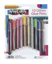 Glitter Glue Pens 10pc